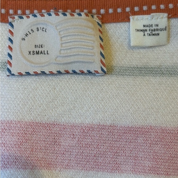 Anthropologie Postmark colorful striped Monterey Swing Tank top - Picture 5 of 6